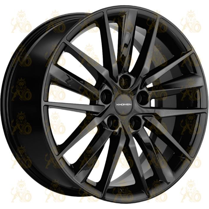 Khomen KHW 1807 8x18 5*112 ET39 DIA66.6 Black Литой