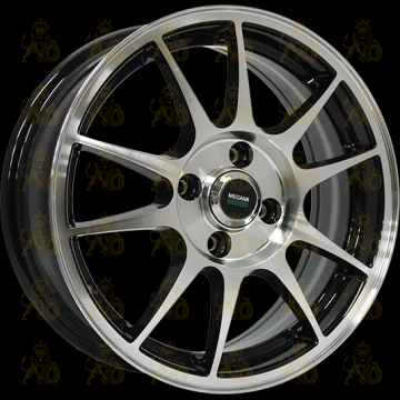 Megami MGM-5 6x14 4*100 ET49 DIA56.6 BKF Литой