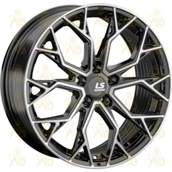LS RC61 8x18 5*120 ET20 DIA74.1 BKF Литой
