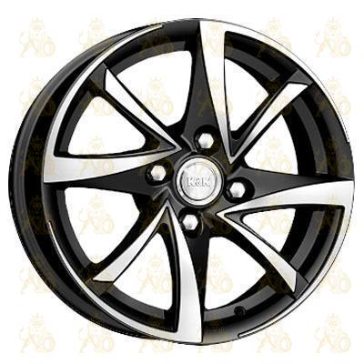 K&K Игуана 6.5x15 4*98 ET35 DIA58.6 Алмаз черный Литой