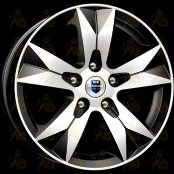 K&K Crossline 6.5x16 5*114.3 ET50 DIA66.1 Алмаз черный Литой