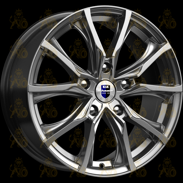 K&K Твист 7.5x17 5*114.3 ET35 DIA67.1 Дарк платинум Литой