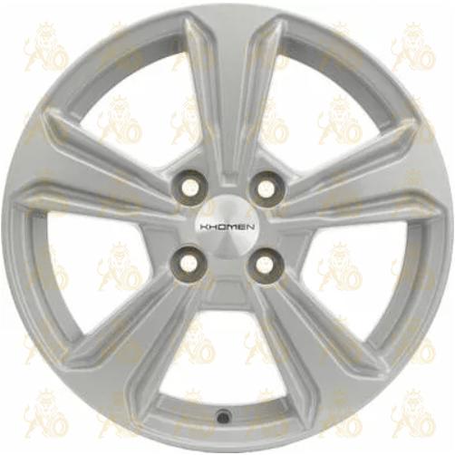 Khomen KHW 1502 6x15 4*100 ET46 DIA54.1 F-Silver Литой