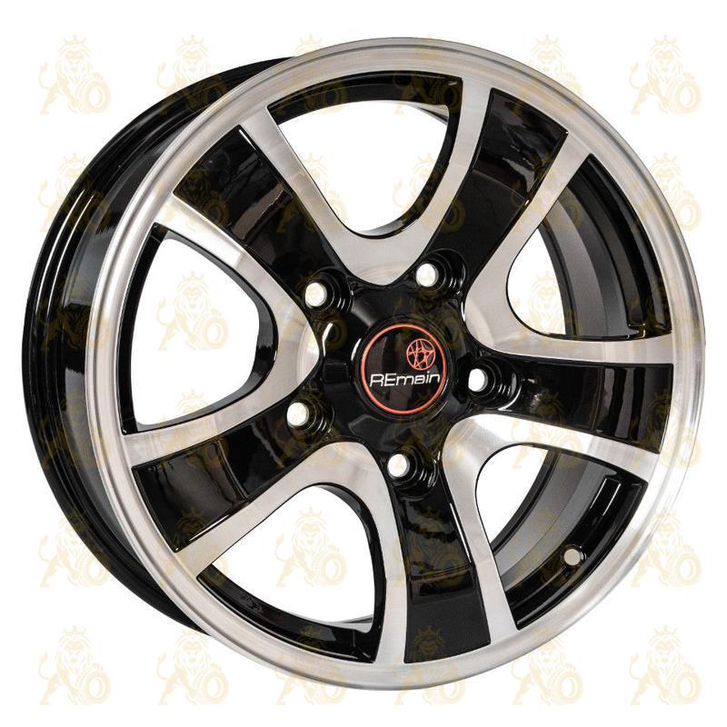 Remain R170 6x16 5*112 ET48 DIA57.1 Алмаз черный Литой