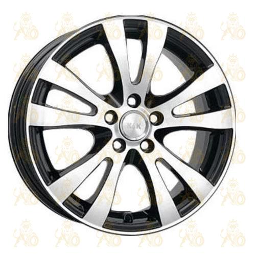 K&K Омега 6.5x16 5*100 ET55 DIA56.1 Алмаз черный Литой