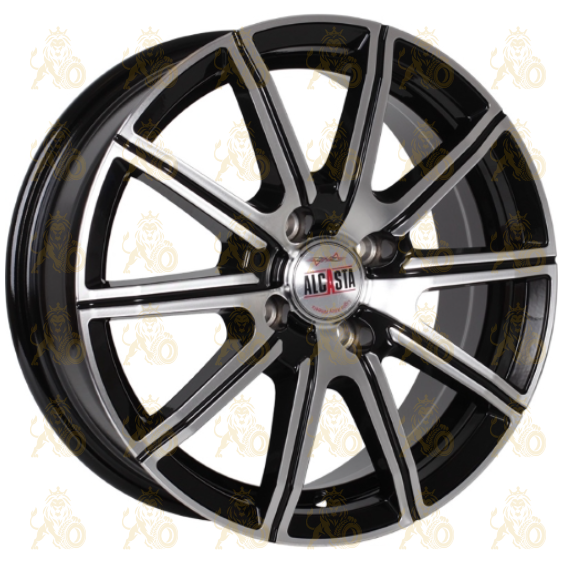 Alcasta M55 6x15 4*100 ET46 DIA54.1 BKF Литой