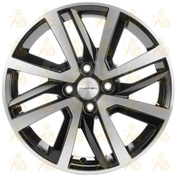Khomen KHW 1609 6x16 4*100 ET41 DIA60.1 Black-FP Литой