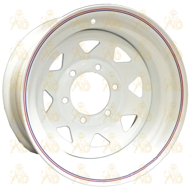 Off Road Wheels Nissan/Toyota 8x16 6*139.7 ET-19 DIA110.1 White Штампованный