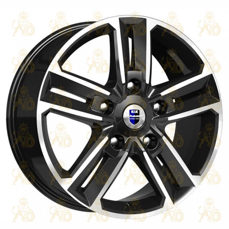 K&K Backfire 8x18 5*127 ET56.4 DIA71.6 Алмаз черный Литой