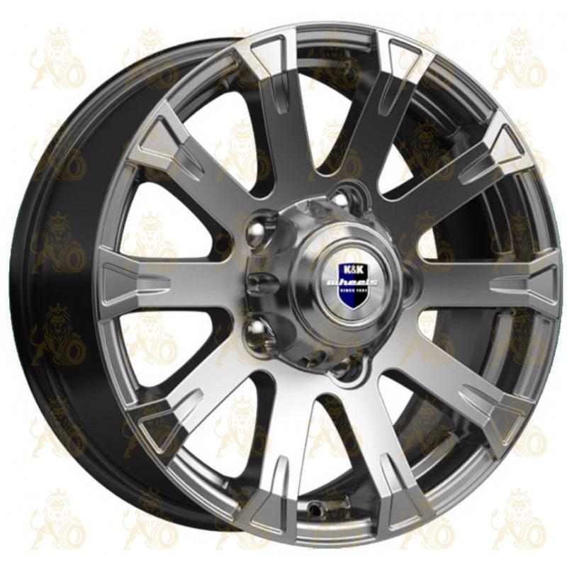 K&K Байкал 7x16 5*139.7 ET35 DIA108.6 Дарк платинум Литой