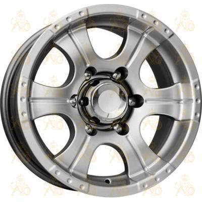 K&K Байконур 8x16 6*139.7 ET0 DIA108.6 Блэк платинум Литой