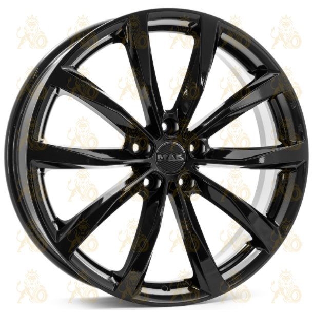 MAK Wolf 6.5x16 5*114.3 ET40 DIA76.1 Gloss Black Литой