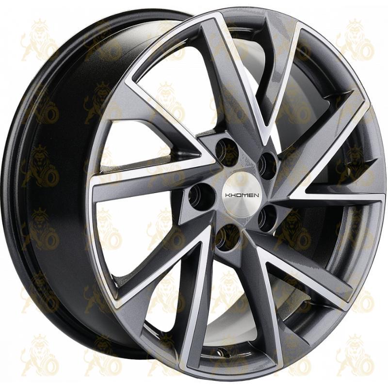 Khomen KHW 1714 7x17 5*114.3 ET50 DIA67.1 Gray-FP Литой