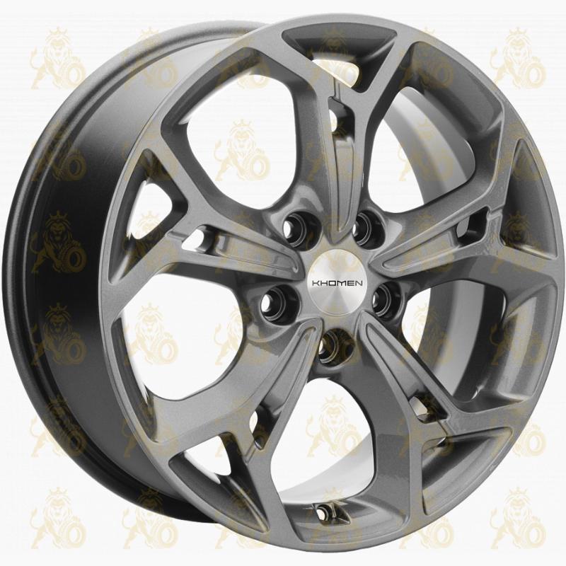Khomen KHW 1702 7x17 5*114.3 ET46 DIA67.1 Gray Литой