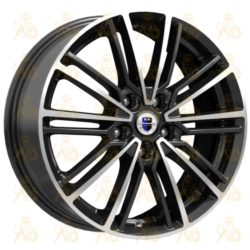 K&K Эрфурт 7x17 4*100 ET37 DIA67.1 Алмаз черный Литой