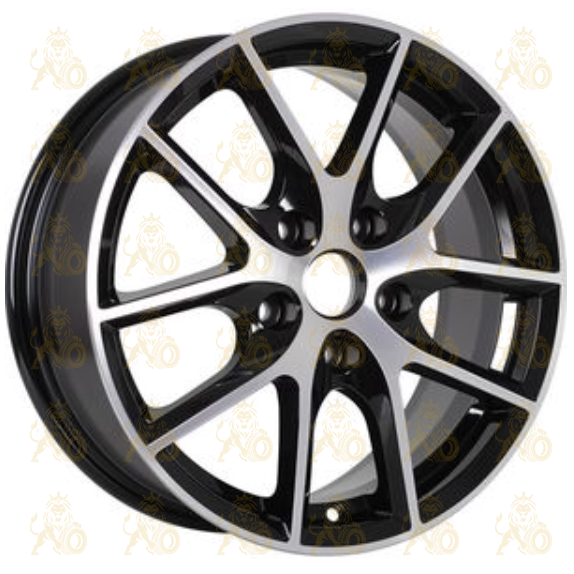 Alcasta M59 6.5x16 5*110 ET38 DIA65.1 BKF Литой