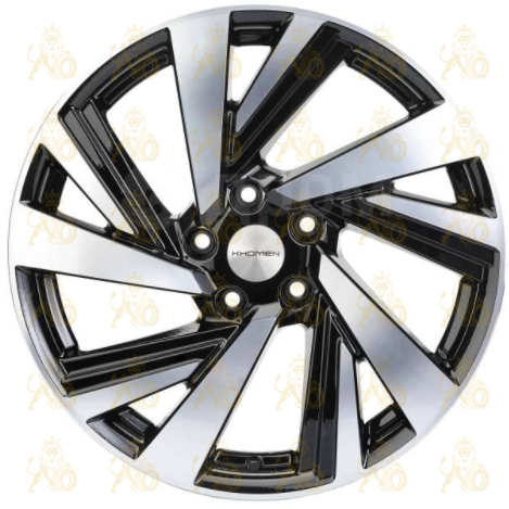 Khomen KHW 1801 7.5x18 5*114.3 ET39 DIA60.1 Black-FP Литой