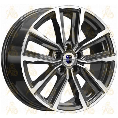K&K Лацио 7.5x17 5*114.3 ET45 DIA67.1 Алмаз черный Литой