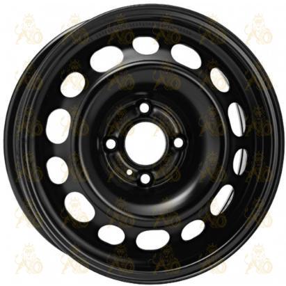 KFZ 6666 6.5x16 4*100 ET37 DIA60.1 Black Штампованный