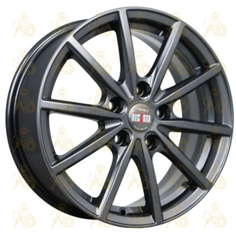 Alcasta M61 7x17 5*114.3 ET40 DIA66.1 Graphite Литой