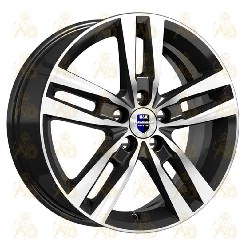 K&K Rassvet 6.5x16 5*100 ET38 DIA67.1 Алмаз черный SK Литой