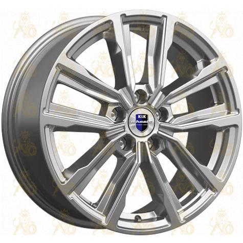 K&K Лацио 7.5x17 5*112 ET40 DIA57.1 Дарк платинум Литой