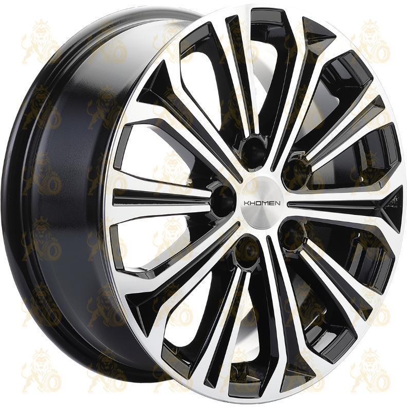 Khomen KHW 1610 6.5x16 5*114.3 ET43 DIA67.1 Black-FP Литой