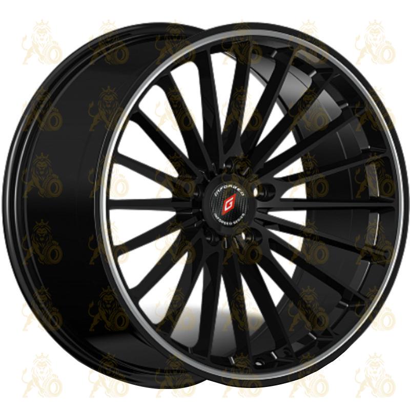 Inforged IFG36 8x18 5*114.3 ET45 DIA67.1 Matt Black Undercut Lip Литой