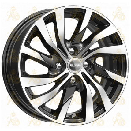 K&K КС882 6x15 4*100 ET37 DIA60.1 Алмаз черный Литой