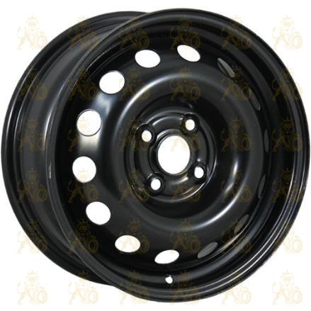 Trebl 64A45R 6x15 4*100 ET45 DIA54.1 Black Штампованный