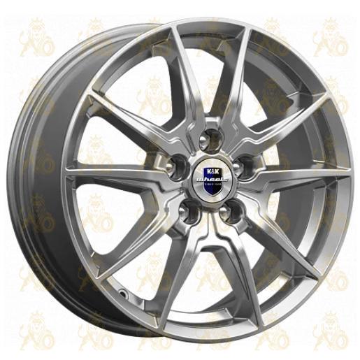 K&K Адамар 6.5x16 5*114.3 ET50 DIA67.1 Дарк платинум Литой
