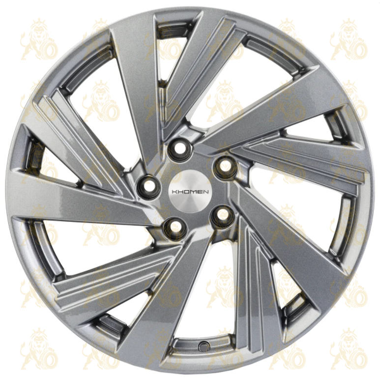 Khomen KHW 1801 7.5x18 5*108 ET40 DIA60.1 Gray Литой