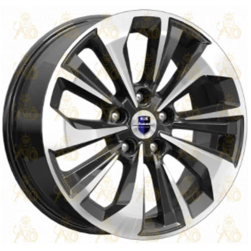 K&K Авиор 7x17 5*114.3 ET37 DIA66.6 Алмаз черный Литой