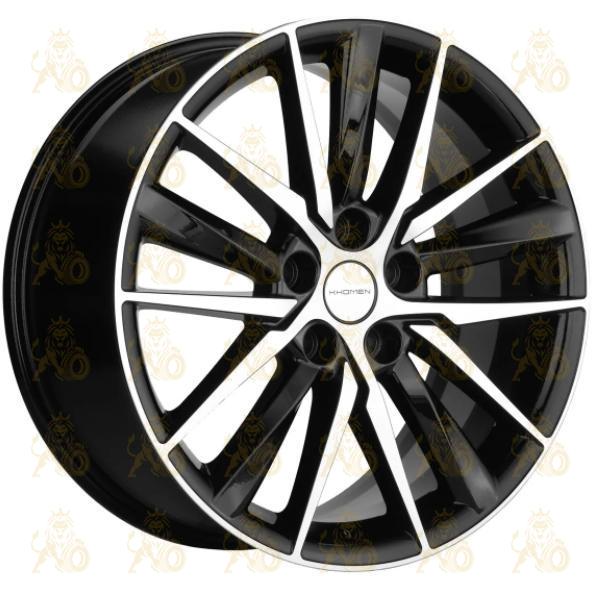 Khomen KHW 1807 8x18 5*114.3 ET46 DIA67.1 Black-FP Литой
