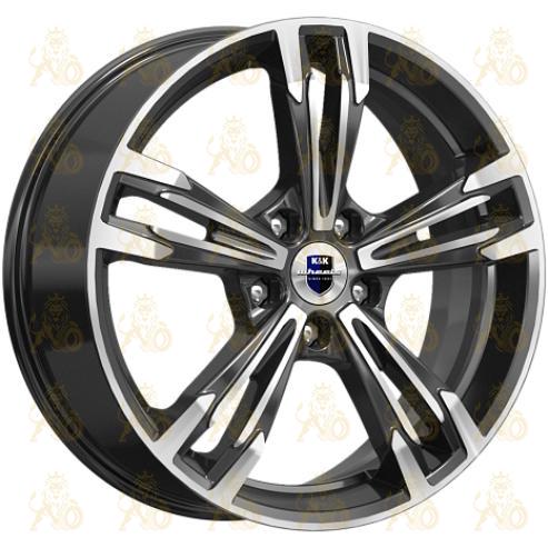 K&K Karrera Light 7x18 5*112 ET35 DIA66.6 Алмаз черный Литой