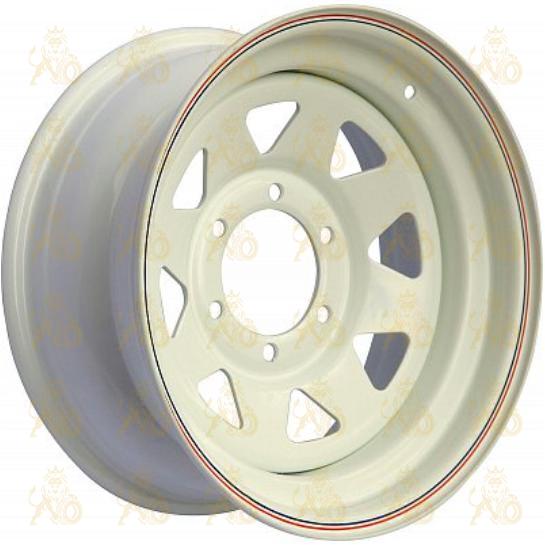 Off Road Wheels Niva 7x15 5*139.7 ET25 DIA98.5 White Штампованный