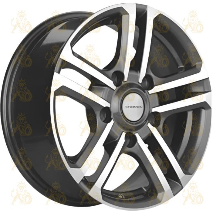 Khomen KHW 1602 6.5x16 5*139.7 ET35 DIA98.5 Gray-FP Литой