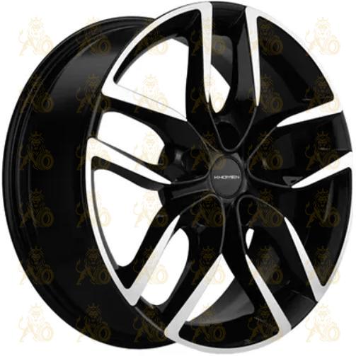Khomen KHW 1708 6.5x17 5*114.3 ET45 DIA54.1 Black-FP Литой