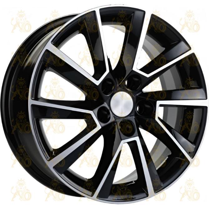 Khomen KHW 1604 6x16 5*100 ET38 DIA57.1 Black-FP Литой