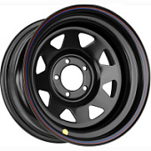 Off Road Wheels Isuzu/Toyota/Nissan 7x17 6*139.7 ET30 DIA110.1 Black Штампованный