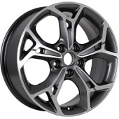 KHW 1702, Khomen KHW 1702 7x17 5*110 ET46 DIA63.3 Black Литой, Диски