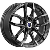 Фрост, K&K Фрост 6.5x15 5*114.3 ET43 DIA66.1 Алмаз черный Литой, Диски