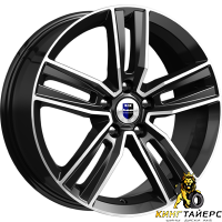 K&K Танаис 7x18 5*100 ET48 DIA56.1 Алмаз черный Литой