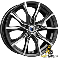 K&K Твист 7.5x17 5*110 ET39 DIA65.1 Дарк платинум Литой