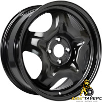 ТЗСК Lada Vesta 6.5x16 4*100 ET50 DIA60.1 Black Штампованный