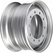 10/335/281/135, Sunrise 10/335/281/135 11.75x22.5 10*335 ET135 DIA281 Silver Штампованный, Диски
