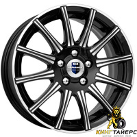 K&K Сиеста 5x13 4*98 ET38 DIA58.6 Алмаз черный Литой