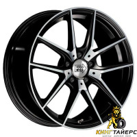 1000 Miglia MM041 7.5x17 5*112 ET45 DIA66.6 Black Polished Литой