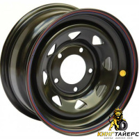 Off Road Wheels Toyota 8x16 6*139.7 ET-10 DIA110.1 Black Штампованный
