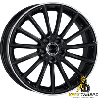 MAK Komet 8x19 5*112 ET48 DIA66.6 Gloss Black Mirror Ring Литой